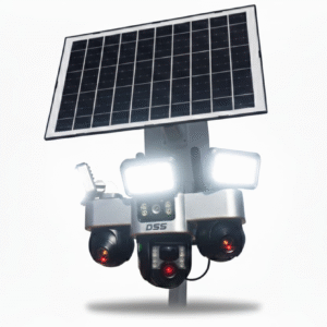 كاميرا بالطاقة الشمسية ثلات عدسات متحركة