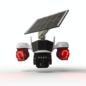 كاميرا بالطاقة الشمسية تلاثة عدسات 3PIR